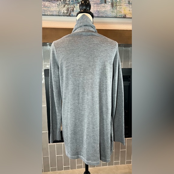 Ella Moss open front gray cardigan Size Small - Picture 3 of 4